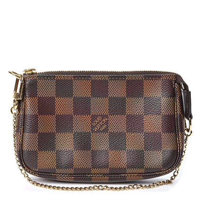 Louis Vuitton Damier Ebene Mini Pochette Accessories 1 of 9