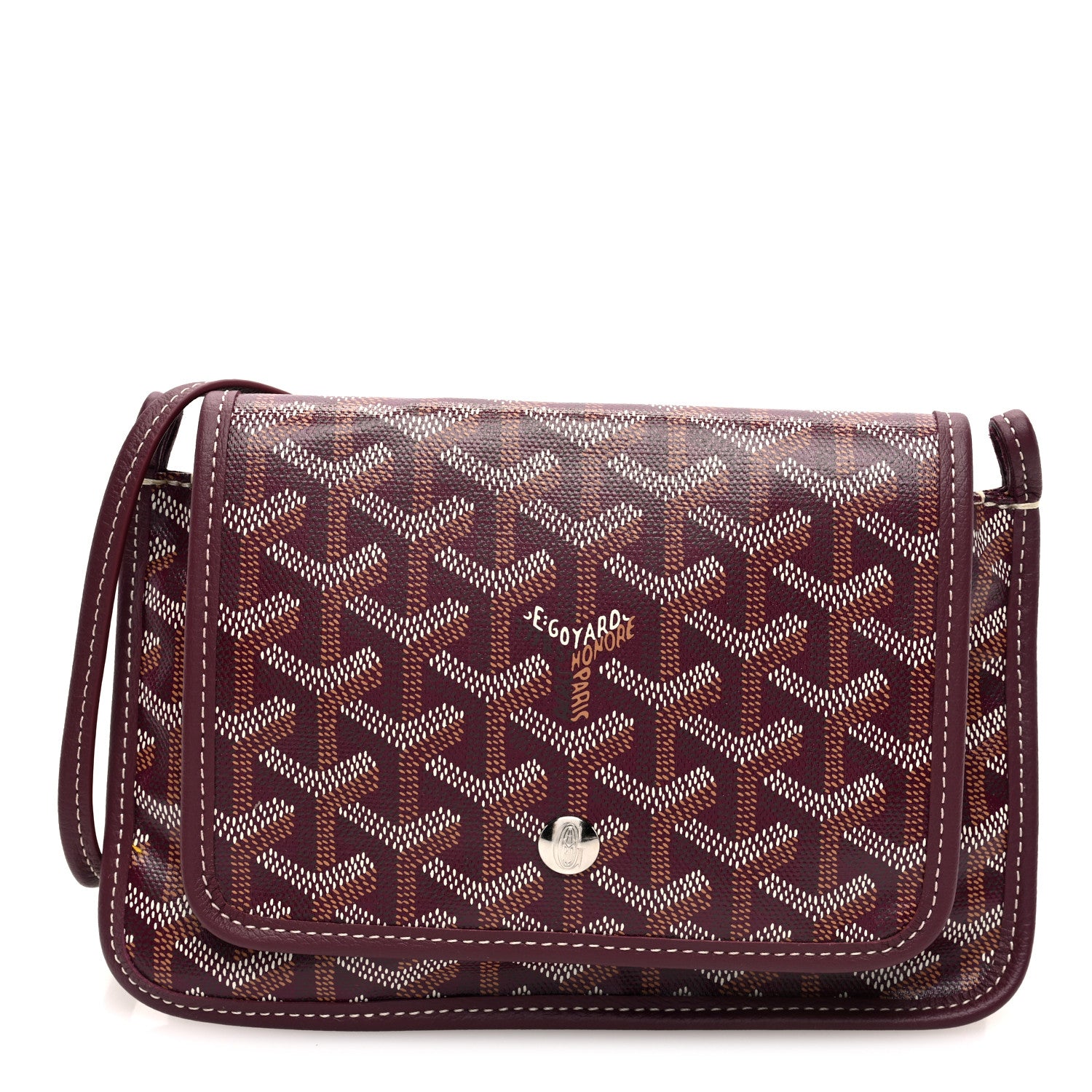 Goyard Goyardine Plumet Wallet Clutch Burgundy 1 of 11