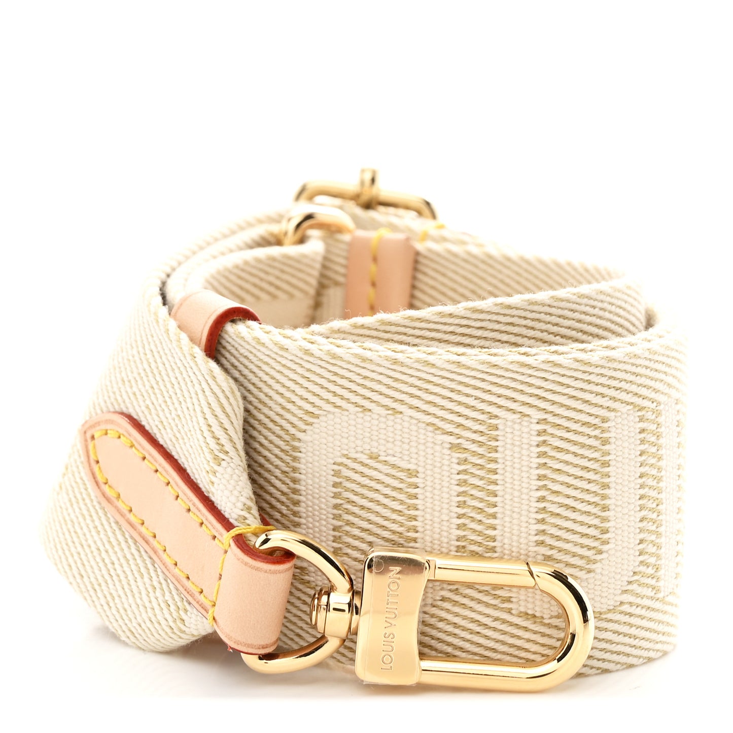 Jacquard High Rise Shoulder Strap Beige
