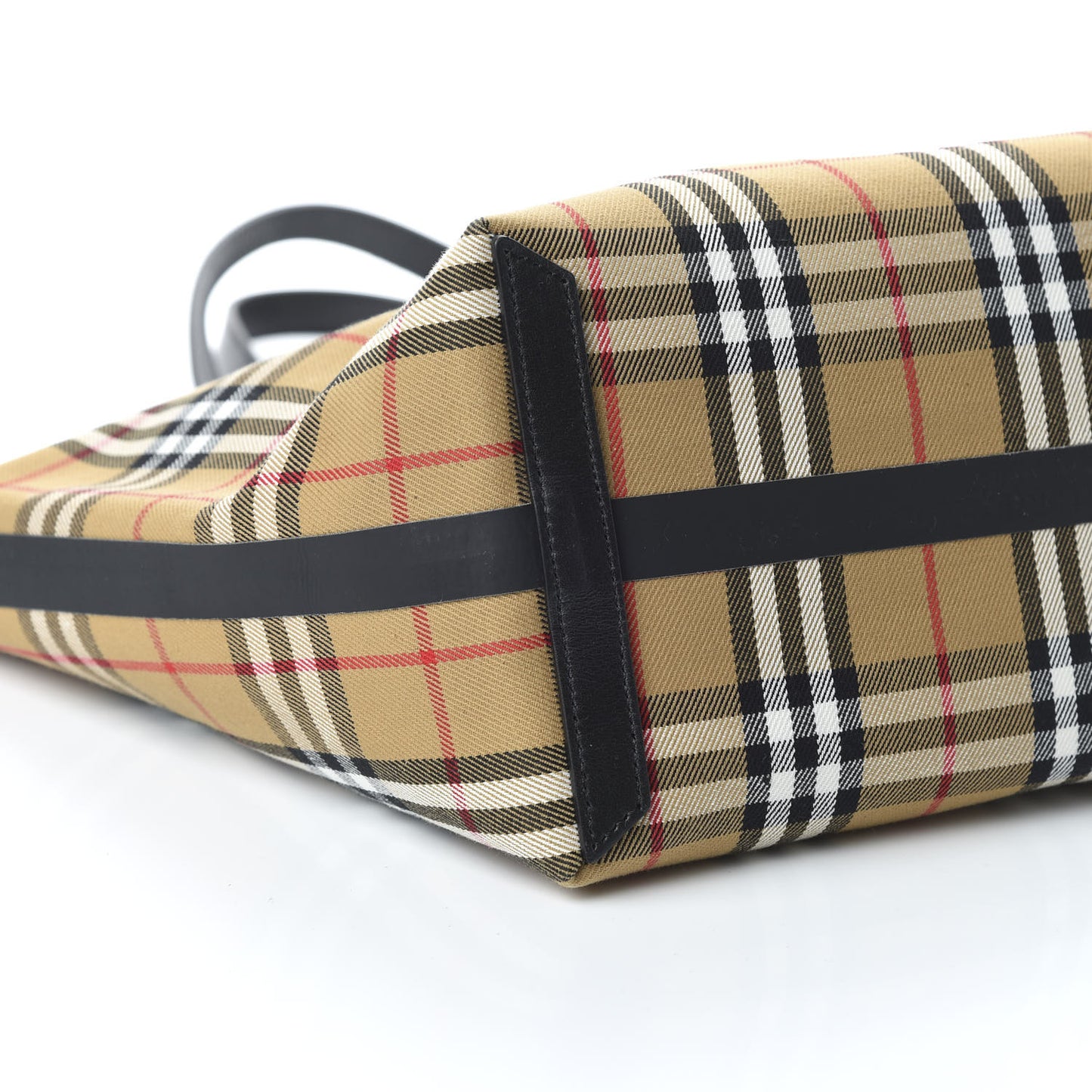 Vintage Check The Giant Reversible Tote Antique Yellow Bright Red