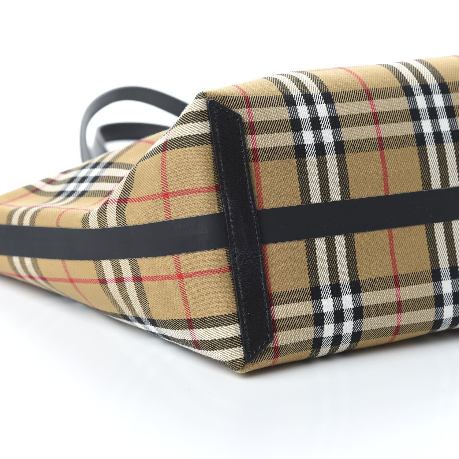 Burberry Vintage Check The Giant Reversible Tote Antique Yellow Bright Red 6 of 16