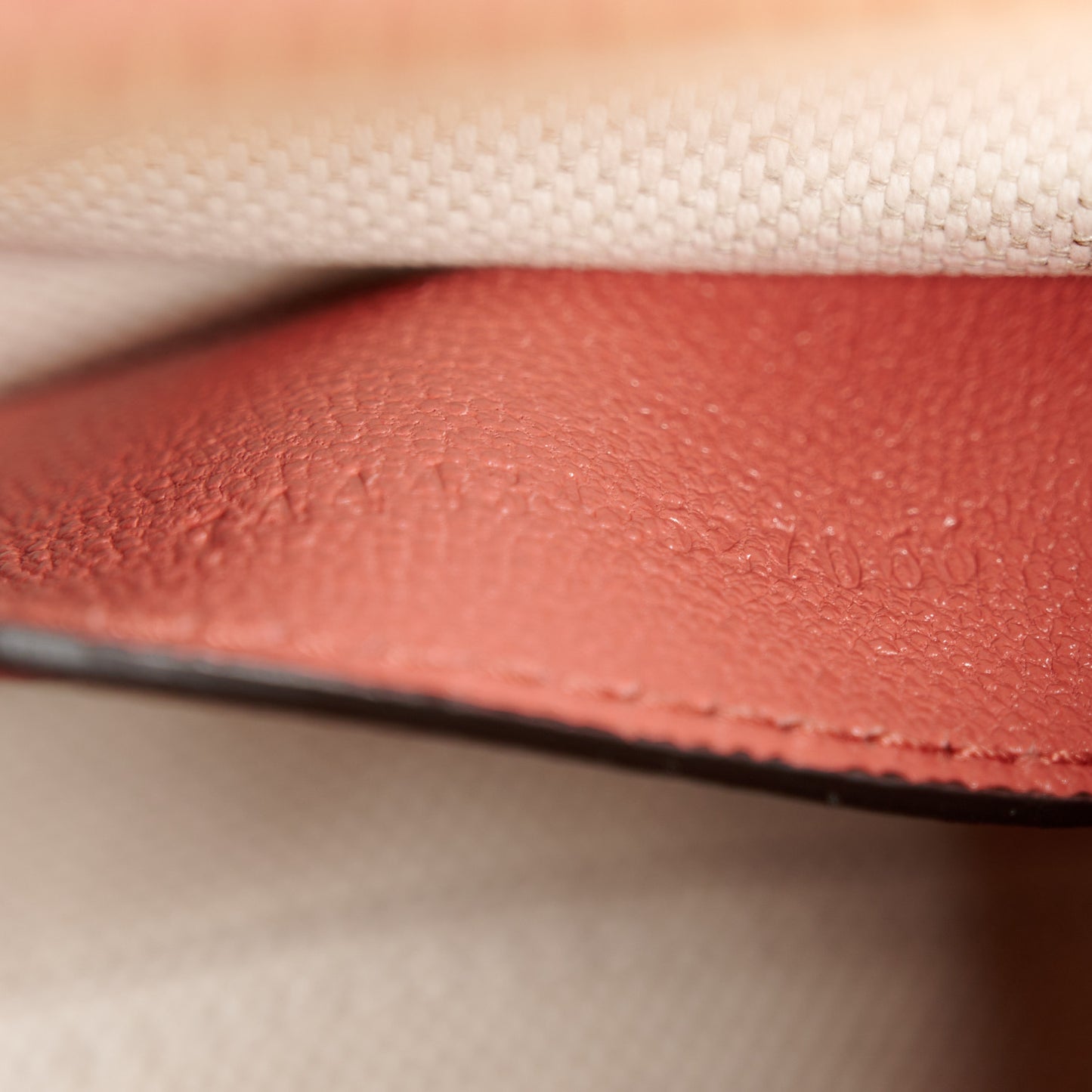 Sakai Be Green Calfskin Diagonal Stitched Blondie Top Handle Bag Pink