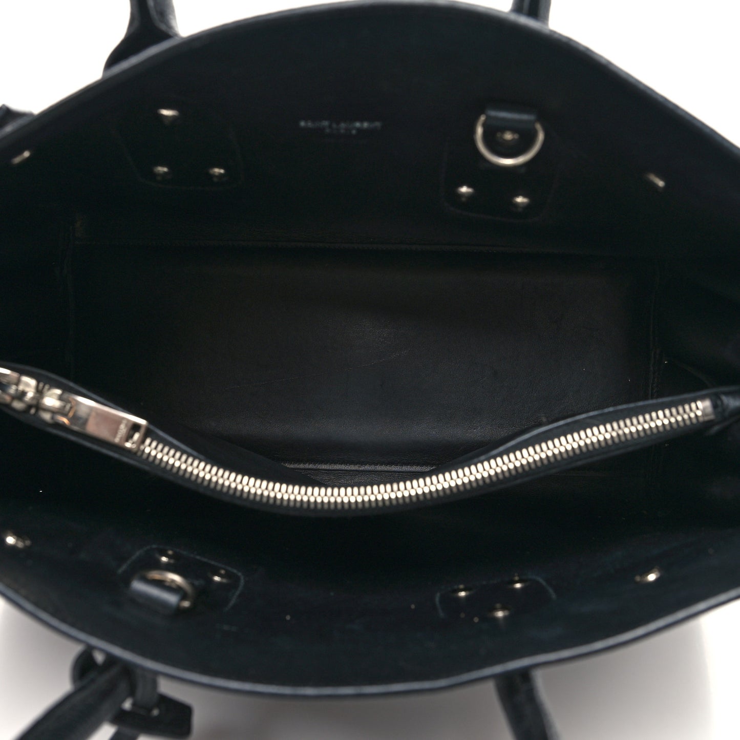 Grained Calfskin Small Sac De Jour Black