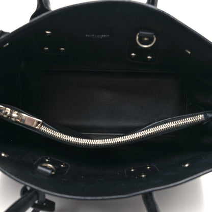 Saint Laurent Grained Calfskin Small Sac De Jour Black 5 of 12