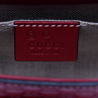 Gucci Soft Microguccissima Mini Emily Chain Shoulder Bag Rosso 8 of 11