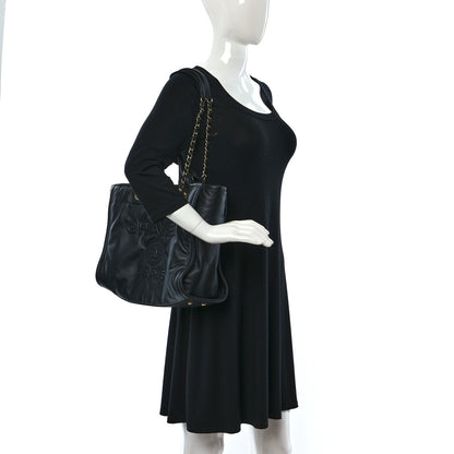 Chanel Calfskin Small Deauville Tote Black 2 of 11