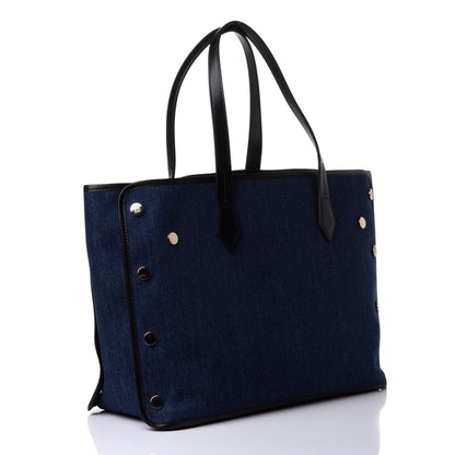 Givenchy Denim Medium Logo Bond Shopper Tote Blue 2 of 4