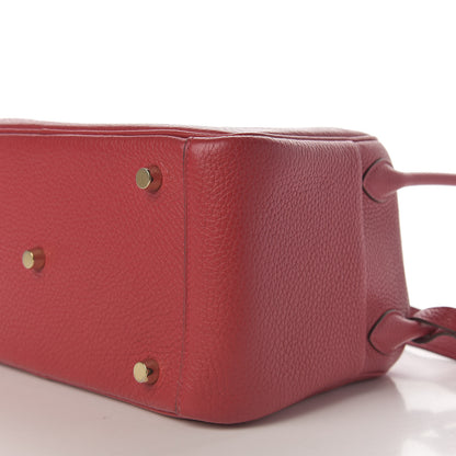 Hermes Taurillon Clemence Lindy 26 Rouge Casaque 7 of 10