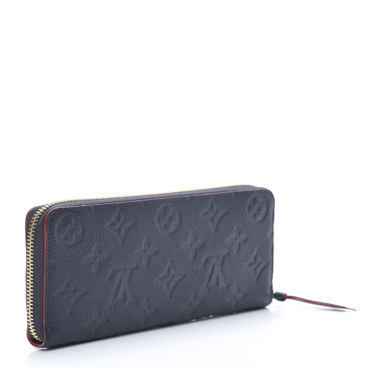Empreinte Clemence Wallet Marine Rouge