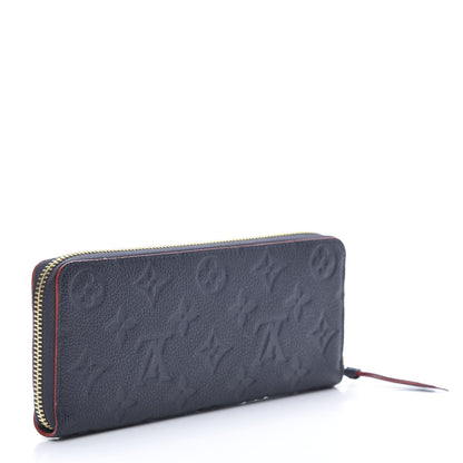 Louis Vuitton Empreinte Clemence Wallet Marine Rouge 3 of 9