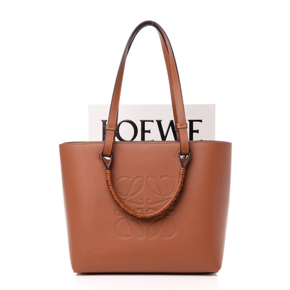Loewe Smooth Calfskin Small Anagram Tote Tan 10 of 10