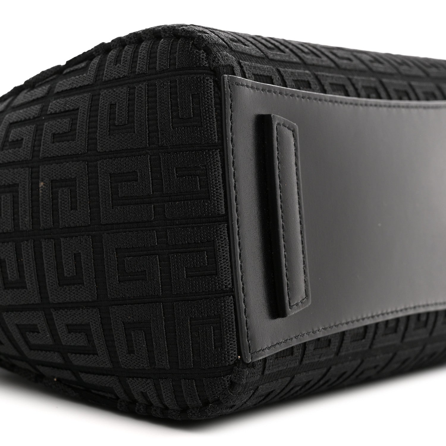 Givenchy Canvas Jacquard Embroidered Calfskin 4G Mini Antigona Black 9 of 10