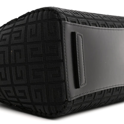 Givenchy Canvas Jacquard Embroidered Calfskin 4G Mini Antigona Black 9 of 10