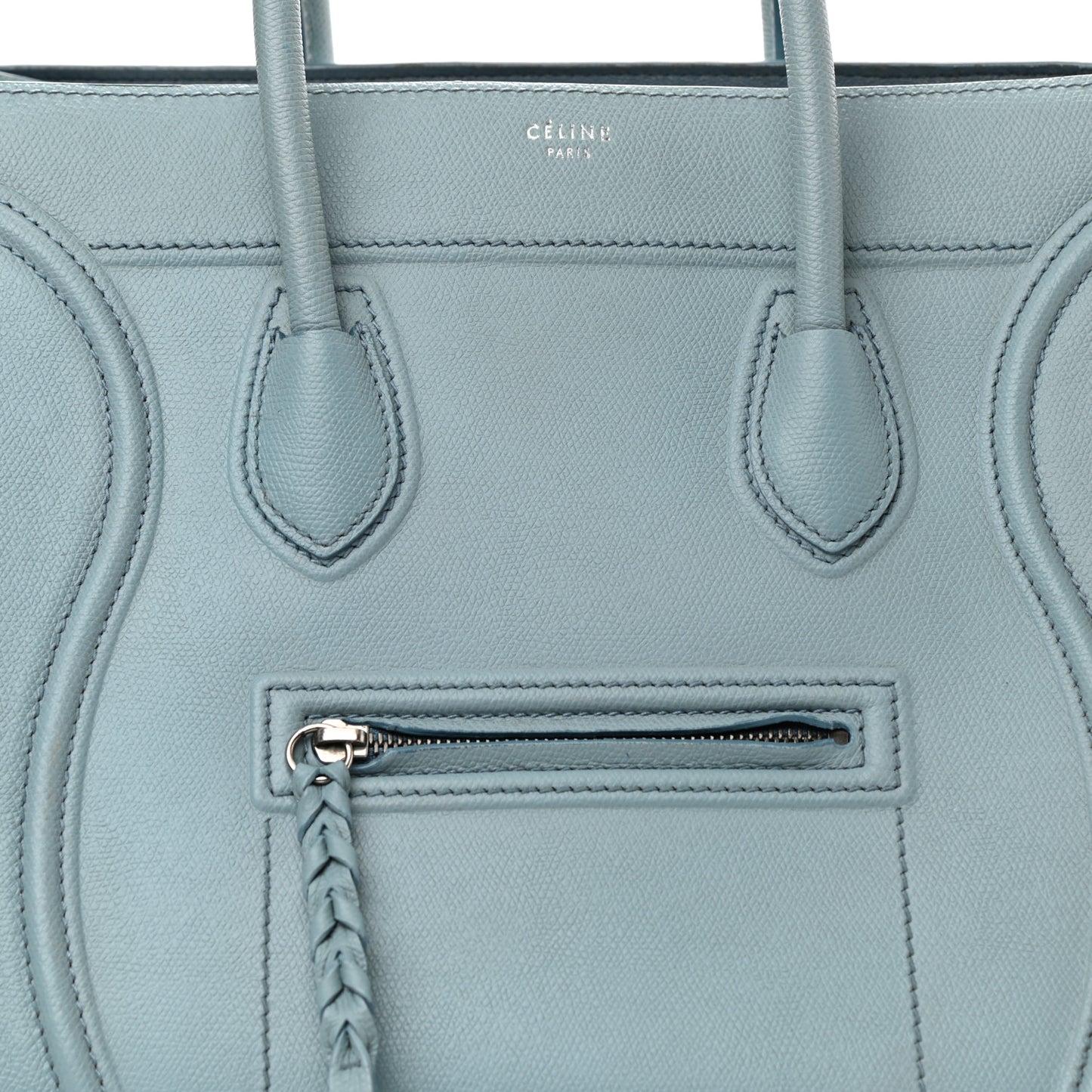 Supple Calfskin Medium Phantom Luggage Slate Blue