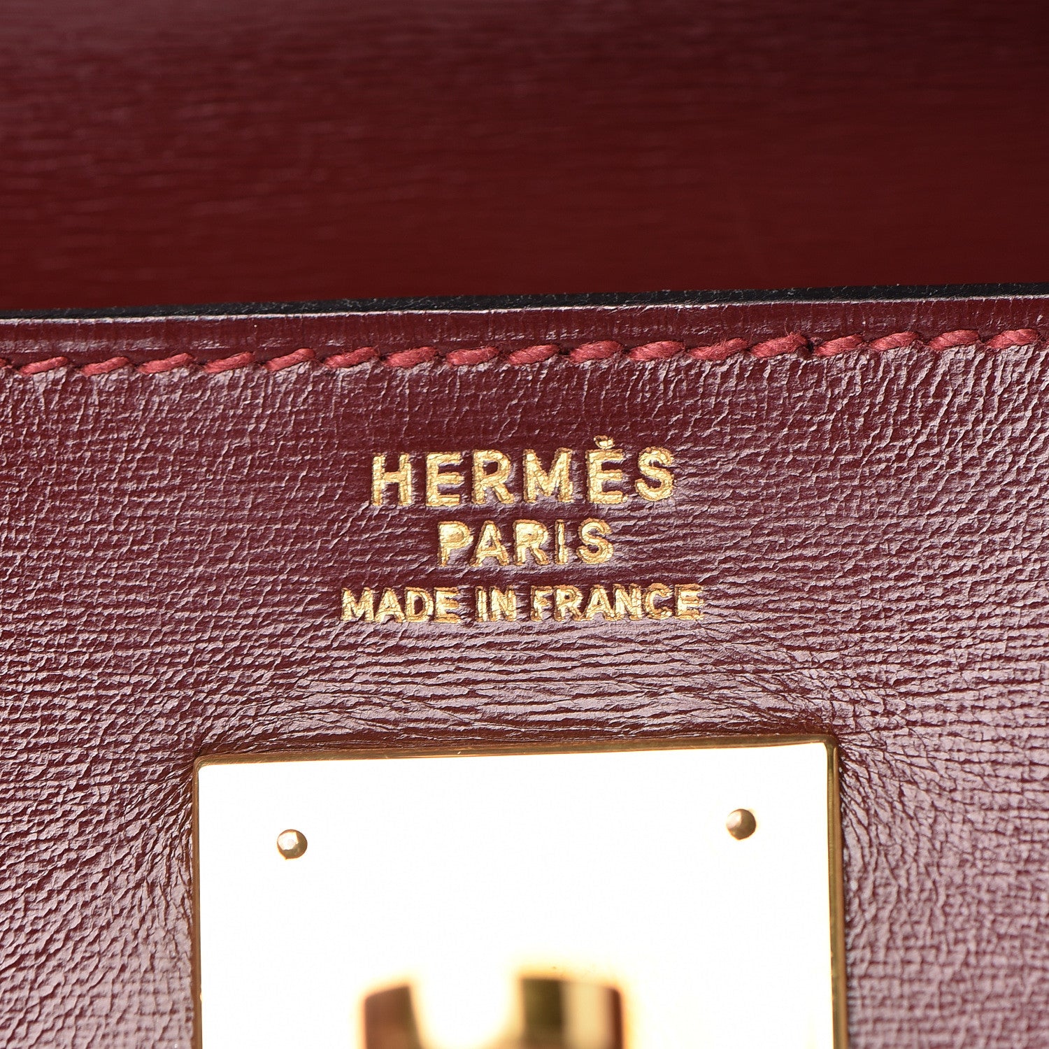 Hermes Box Kelly Retourne 32 Rouge H 32 of 38