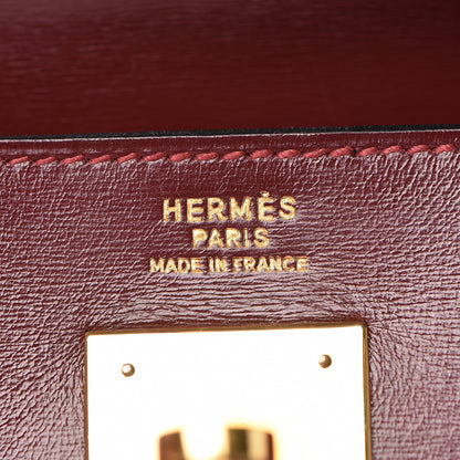 Hermes Box Kelly Retourne 32 Rouge H 32 of 38