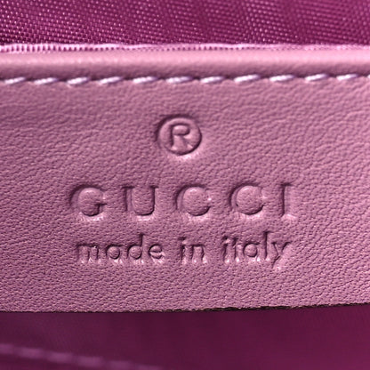 Gucci Satin Quilted Rajah Broadway Ring Top Handle Bag Purple 6 of 10