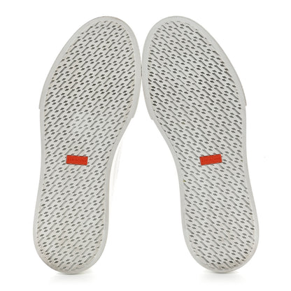 Hermes Calfskin Deep Sneakers 43 White Multicolor 5 of 10
