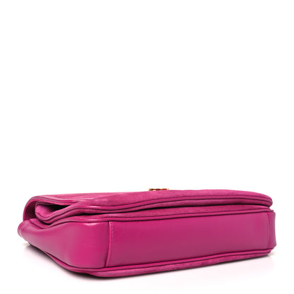 Gucci Suede Azalea Calfskin Small Marina Chain Shoulder Bag Fuchsia 3 of 9