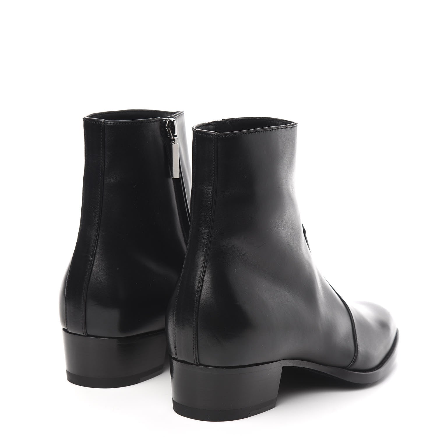 Saint Laurent Calfskin Mens Marrakesh Ankle Boots 41 Black 4 of 9