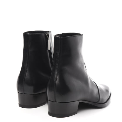 Saint Laurent Calfskin Mens Marrakesh Ankle Boots 41 Black 4 of 9