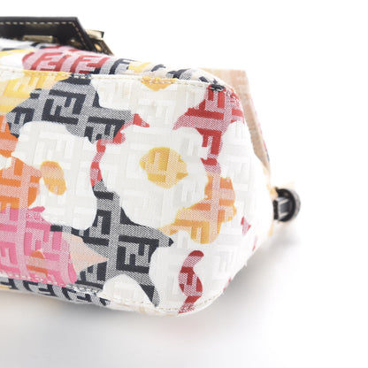 Fendi Zucchino Vitello Floral Mini Forever Mini Mama Baguette Beige Multicolor 6 of 8