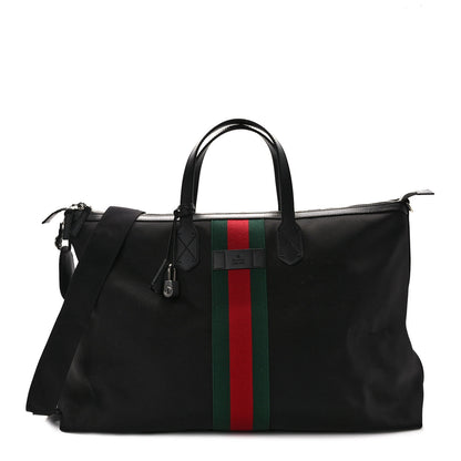 Gucci Techno Canvas Web Duffle Black 1 of 9