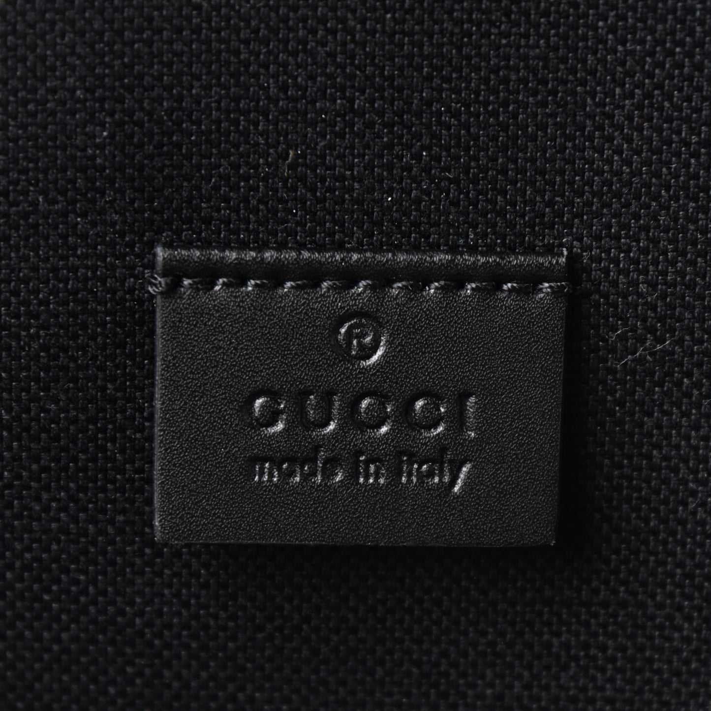 GG Supreme Monogram Web Belt Bag Black Grey