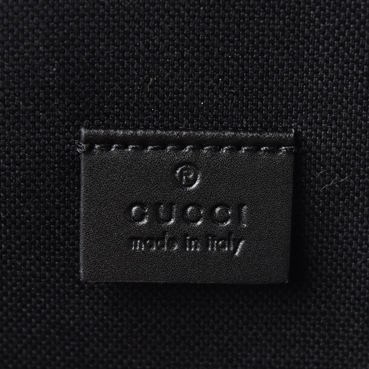 Gucci GG Supreme Monogram Web Belt Bag Black Grey 6 of 9