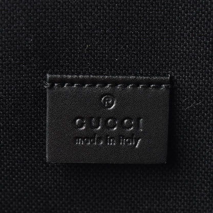 Gucci GG Supreme Monogram Web Belt Bag Black Grey 6 of 9