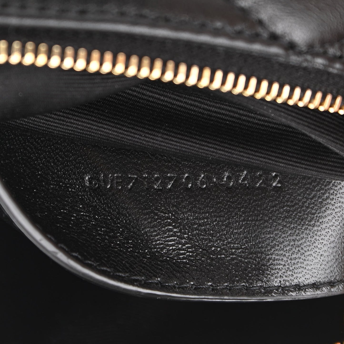 Lambskin Monogram Small Sade Tube Bag Black