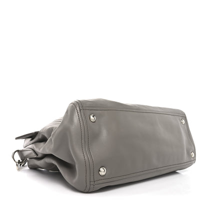 Prada Soft Calf Double Zip Shoulder Bag Argilla 4 of 9