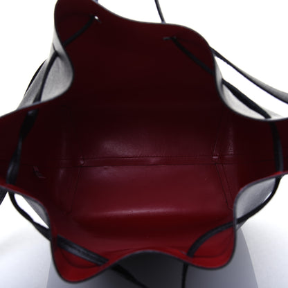 Mansur Gavriel Saffiano Bucket Bag Black Flamma 6 of 20