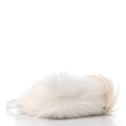 Givenchy Faux Fur XS Lock Antigona Shoulder Bag White 4 of 8