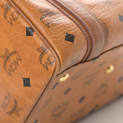 MCM Visetos Satchel Cognac 13 of 18