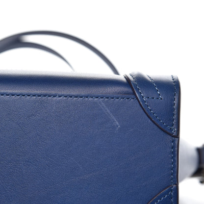 Celine Smooth Calfskin Nano Luggage Lazuli 9 of 12