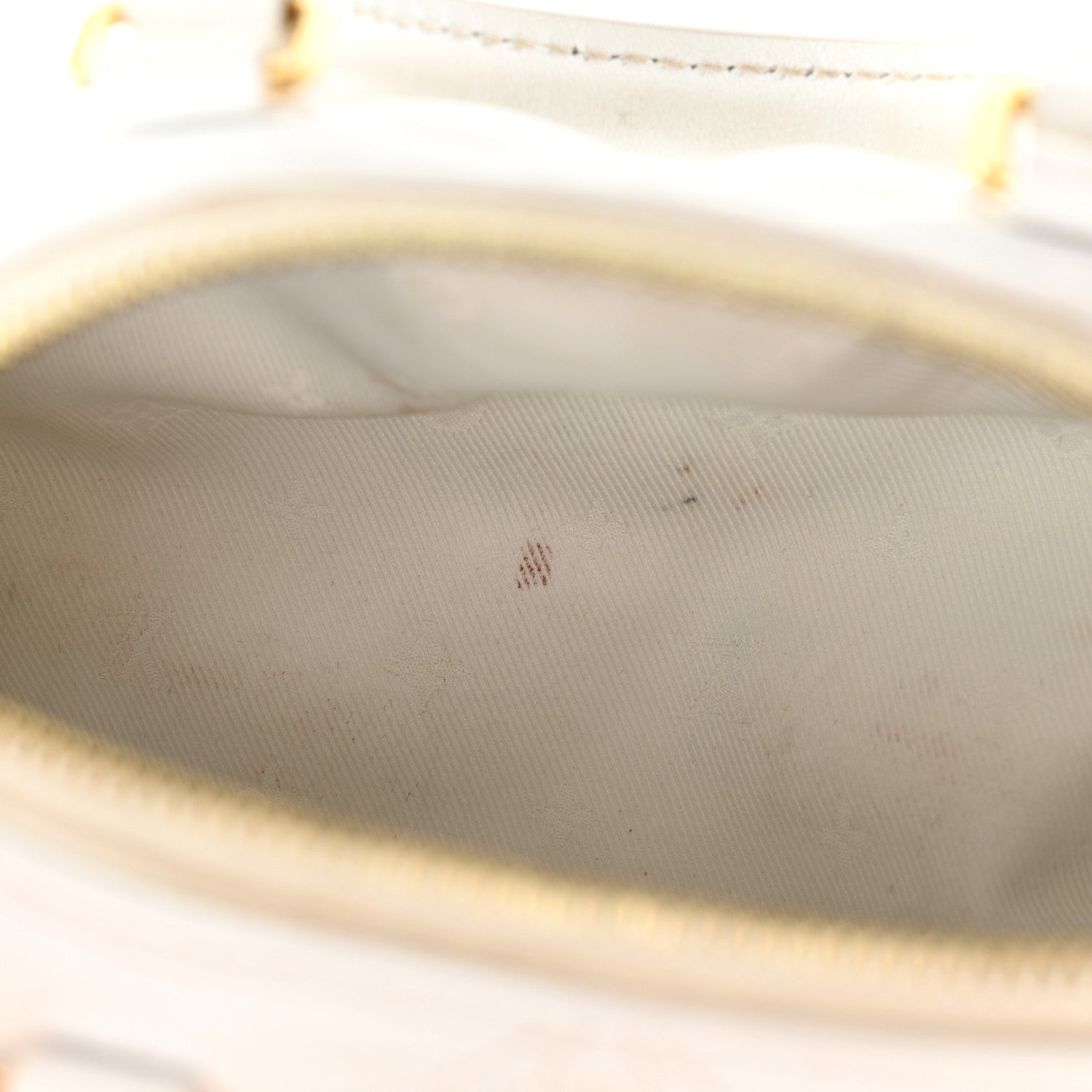 Louis Vuitton Calfskin Bubblegram Papillon BB Snow White 10 of 15