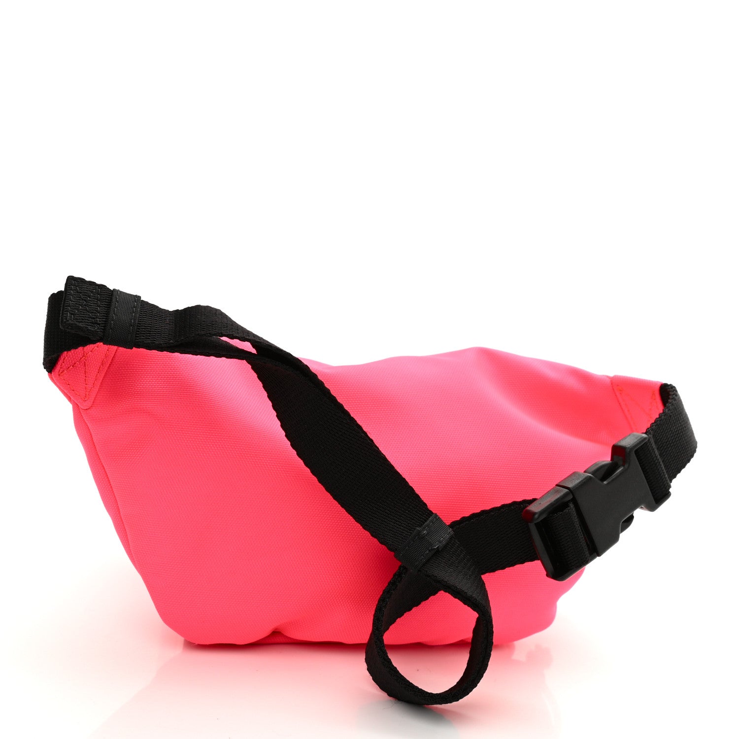 Balenciaga Textured Sport Nylon Logo Wheel Belt Bag Acid Pink 3 of 9