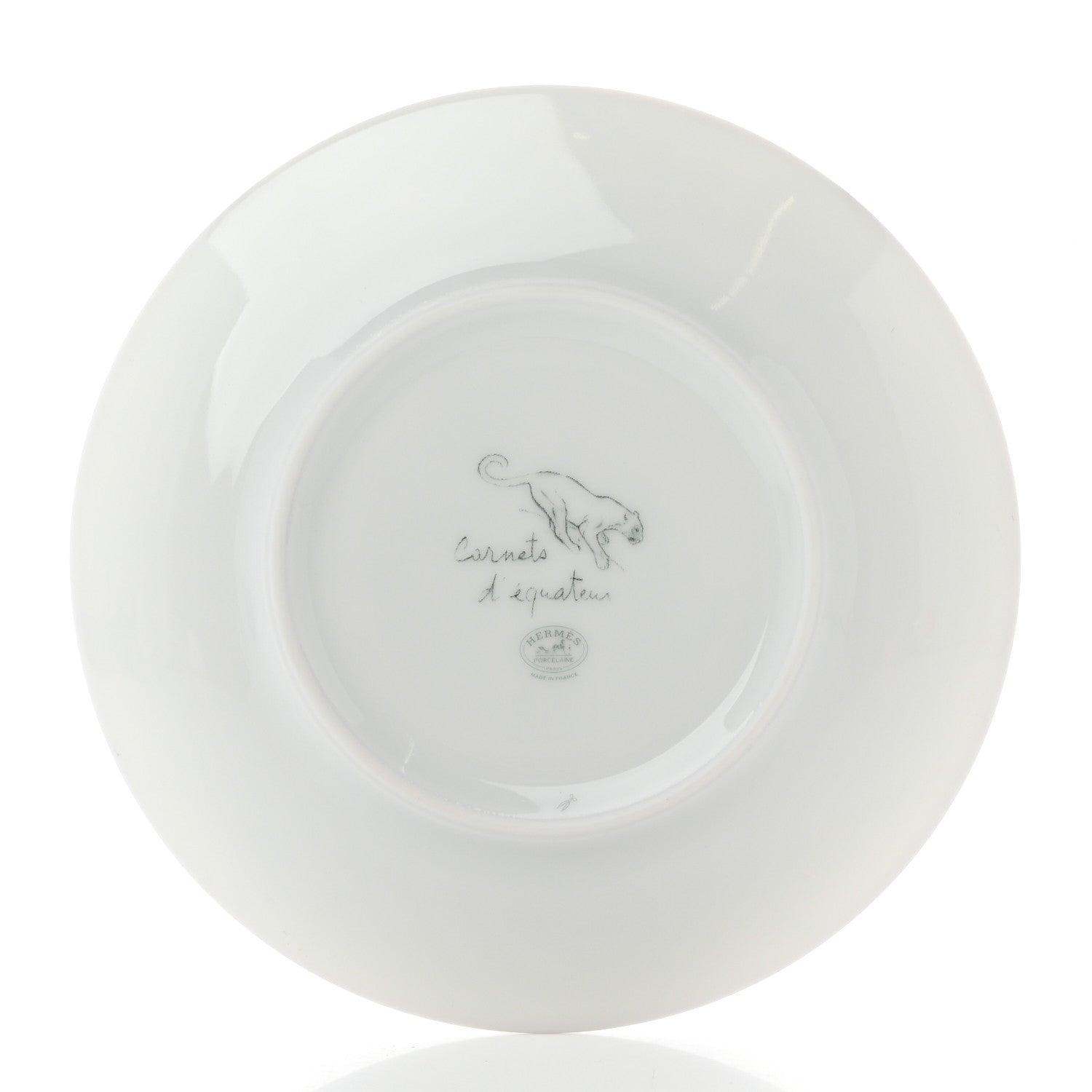 Hermes Porcelain Carnets D'Equateur Felines Bread And Butter Plate 2 of 6