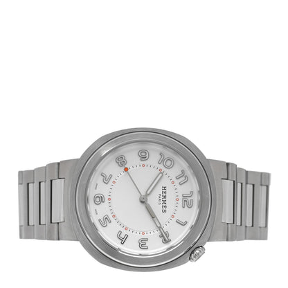 Hermes Stainless Steel 36mm Cut Automatic Watch 2 of 5