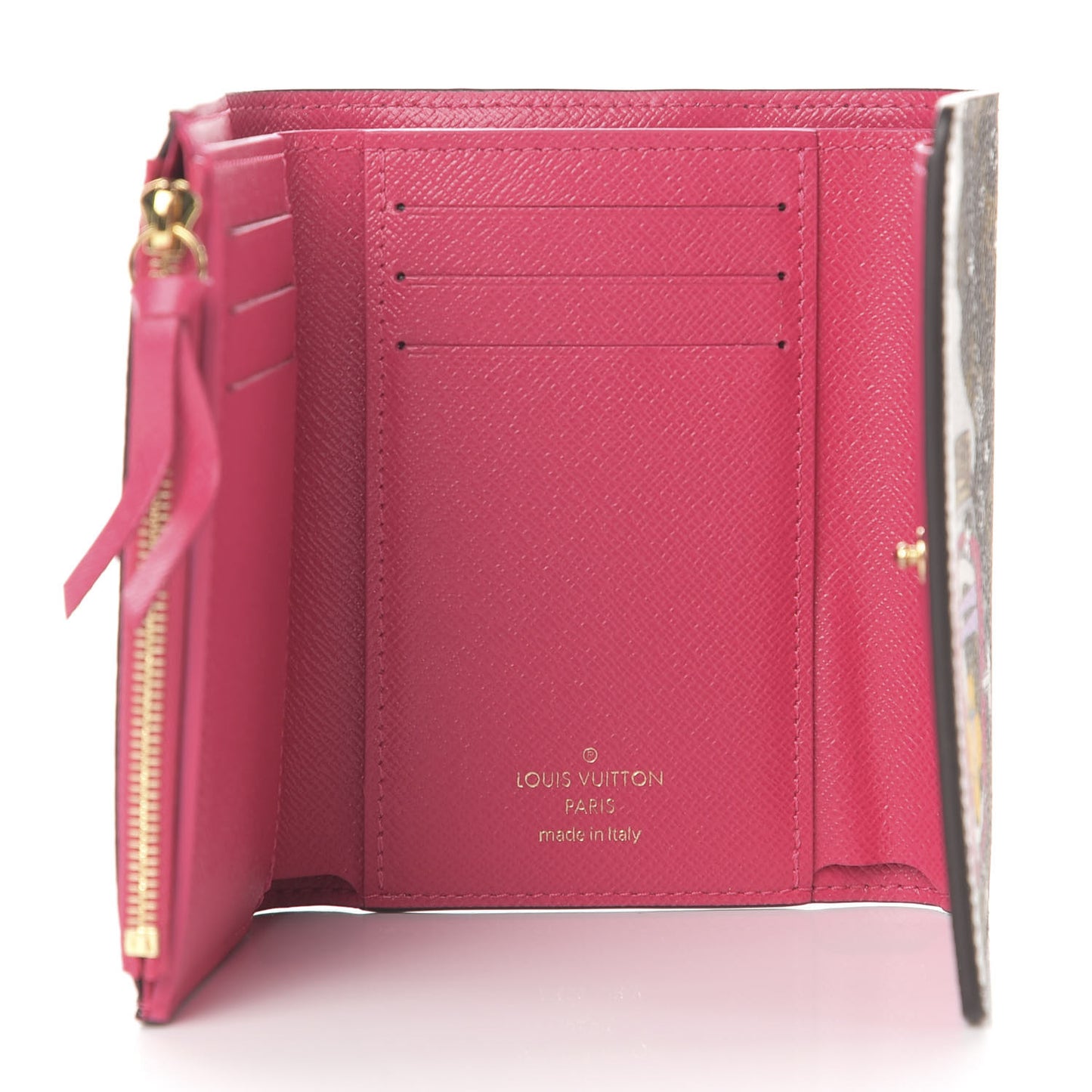 Monogram 2019 Christmas Animation Victorine Wallet Fuchsia