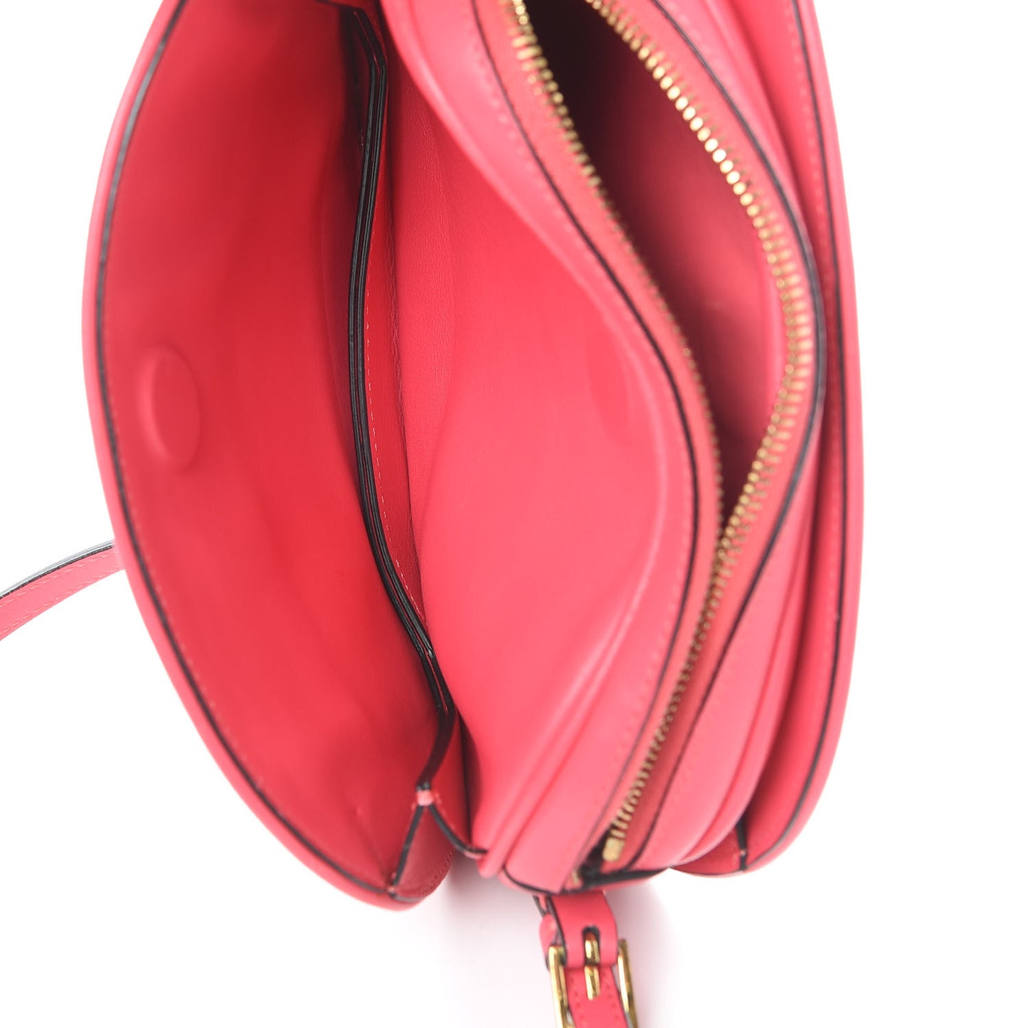 Vitello Small Logo Go Crossbody Bag Deep Rose