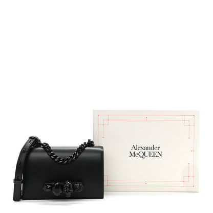 Alexander McQueen Calfskin Knuckle Crossbody Black 9 of 9