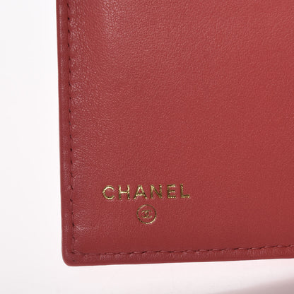 Chanel Caviar Quilted Medium Flap Wallet Pink 6 of 9