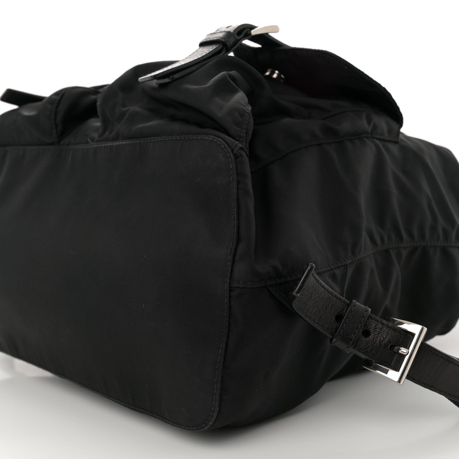 Prada Nylon Vela Medium Backpack Black 9 of 10