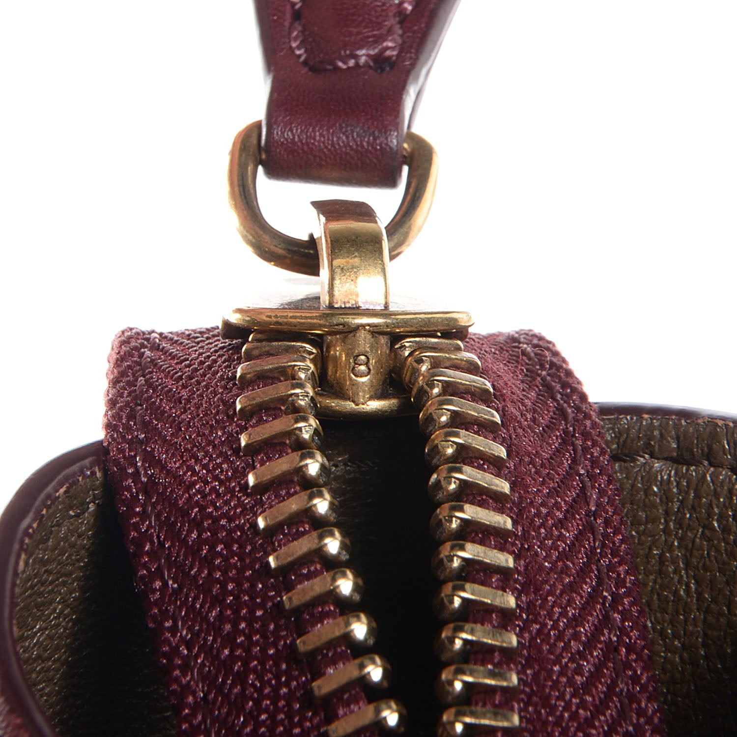 Celine Smooth Calfskin Mini Luggage Burgundy 8 of 10