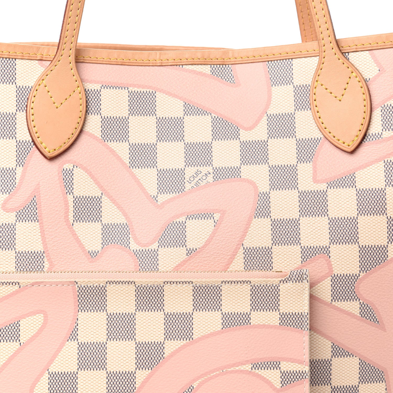 Louis Vuitton Damier Azur Tahitienne Neverfull MM 11 of 11