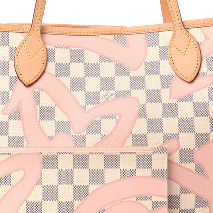 Louis Vuitton Damier Azur Tahitienne Neverfull MM 11 of 11