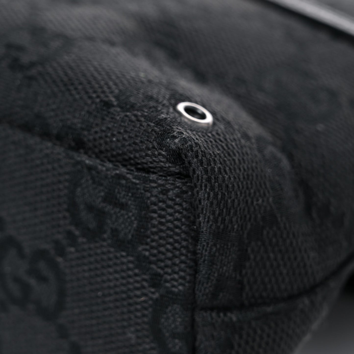 GG Monogram Web Flight Belt Bag Black