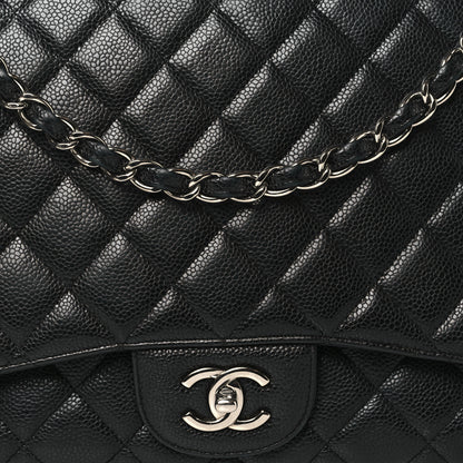 Chanel Caviar Quilted Maxi Single Flap Black 7 of 11